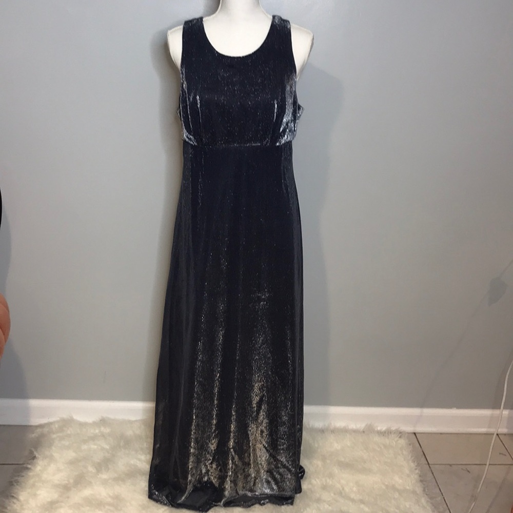 Vintage Metallic Gown - Size 14